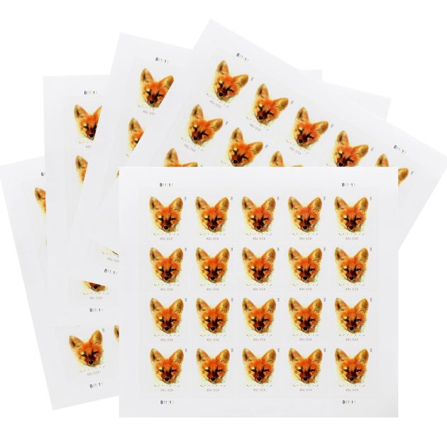 2023 US 40c Red Fox Sheet Stamp