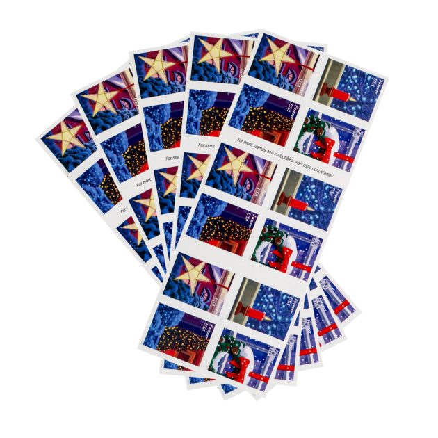 2016 US Christmas Candle Forever Stamps Booklet