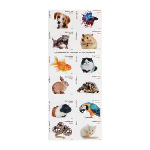 2016 US Pets Forever Stamps