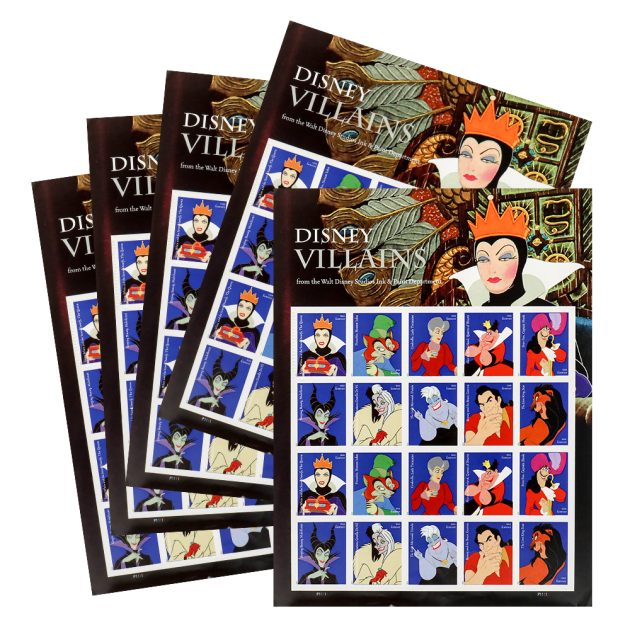 2017 US Disney Villains Forever Stamps