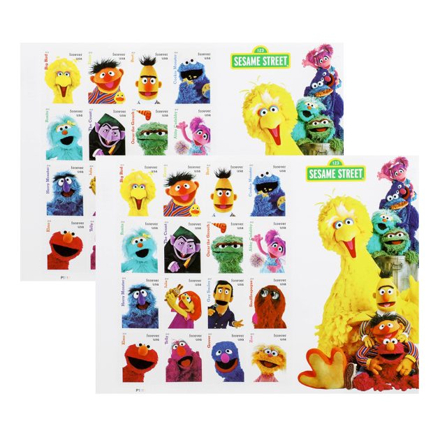 2019 US First-Class Forever Stamp - Sesame Street: Cookie Monster