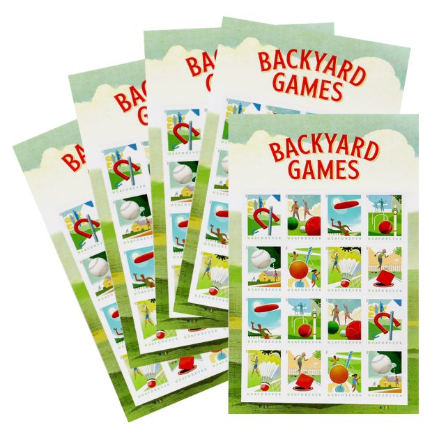 2021 US Backyard Games Forever Stamps