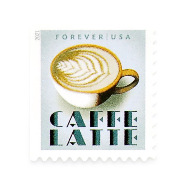 2021 US Espresso Drinks Forever Postage Stamps