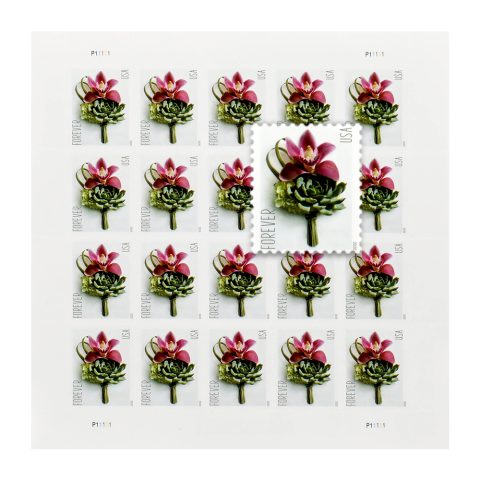 2020 US Contemporary Boutonniere Forever Stamps