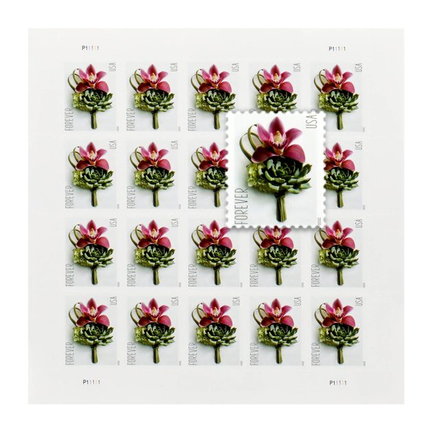 2020 US Contemporary Boutonniere Forever Stamps