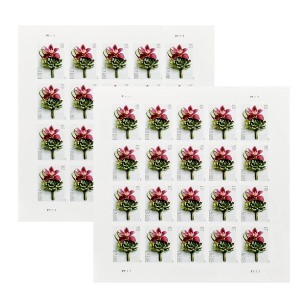 2020 US Contemporary Boutonniere Forever Stamps