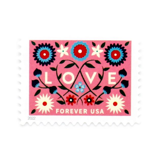 US 2022 Love Forever Stamps Wedding