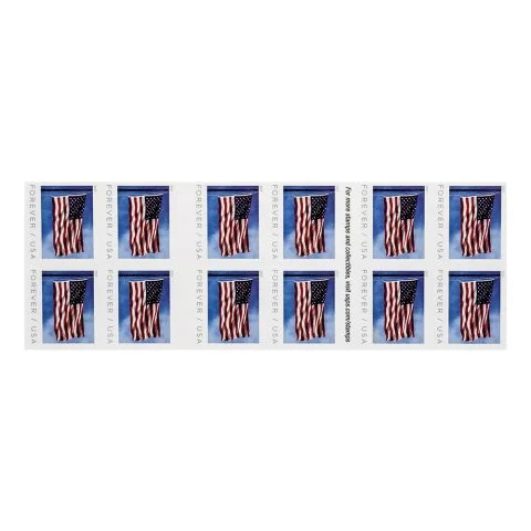 2019 US Flag Forever Stamps Booklet