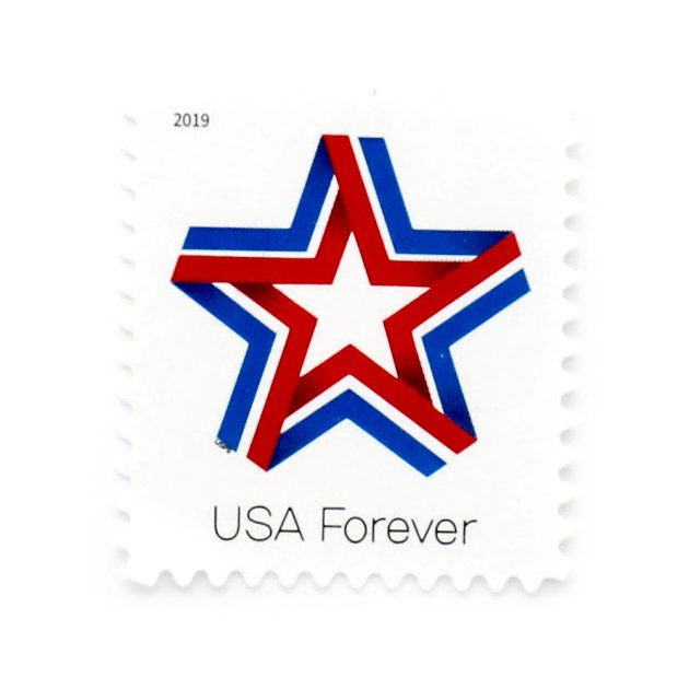 2019 USA Star Ribbon Forever Stamps