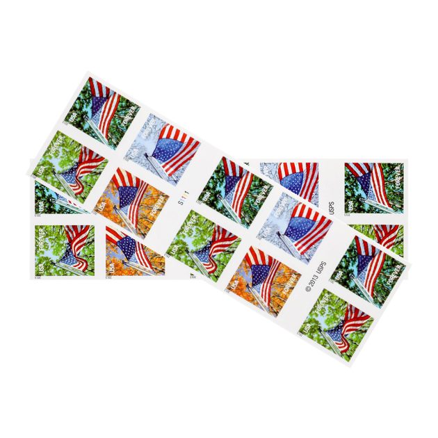2013 US First-Class Forever Stamp - A Flag for All Seasons: Summer